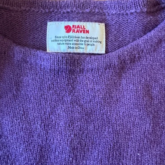 FJALLRAVEN Purple Long Sleeve Top - Picture 3 of 6